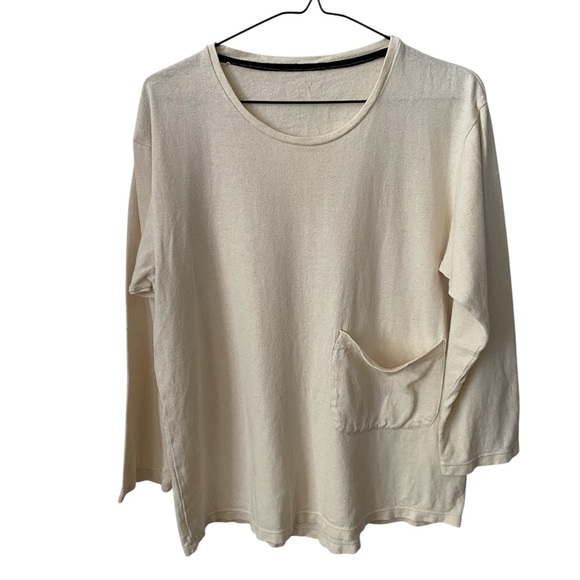 Latre 3/4 Sleeve Heavyweight Terry Unisex Tee - Picture 8 of 12